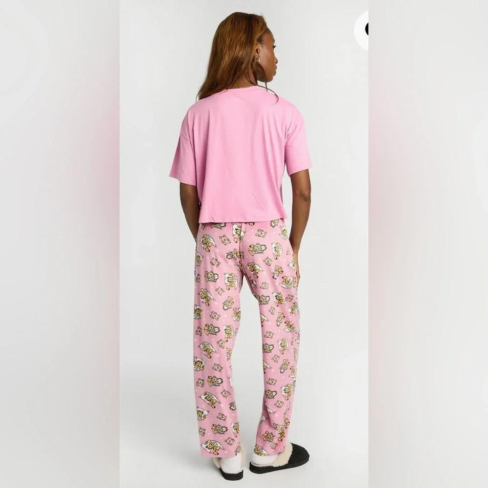 Nickelodeon Pink Garfield Pajama Set - Picture 3 of 9